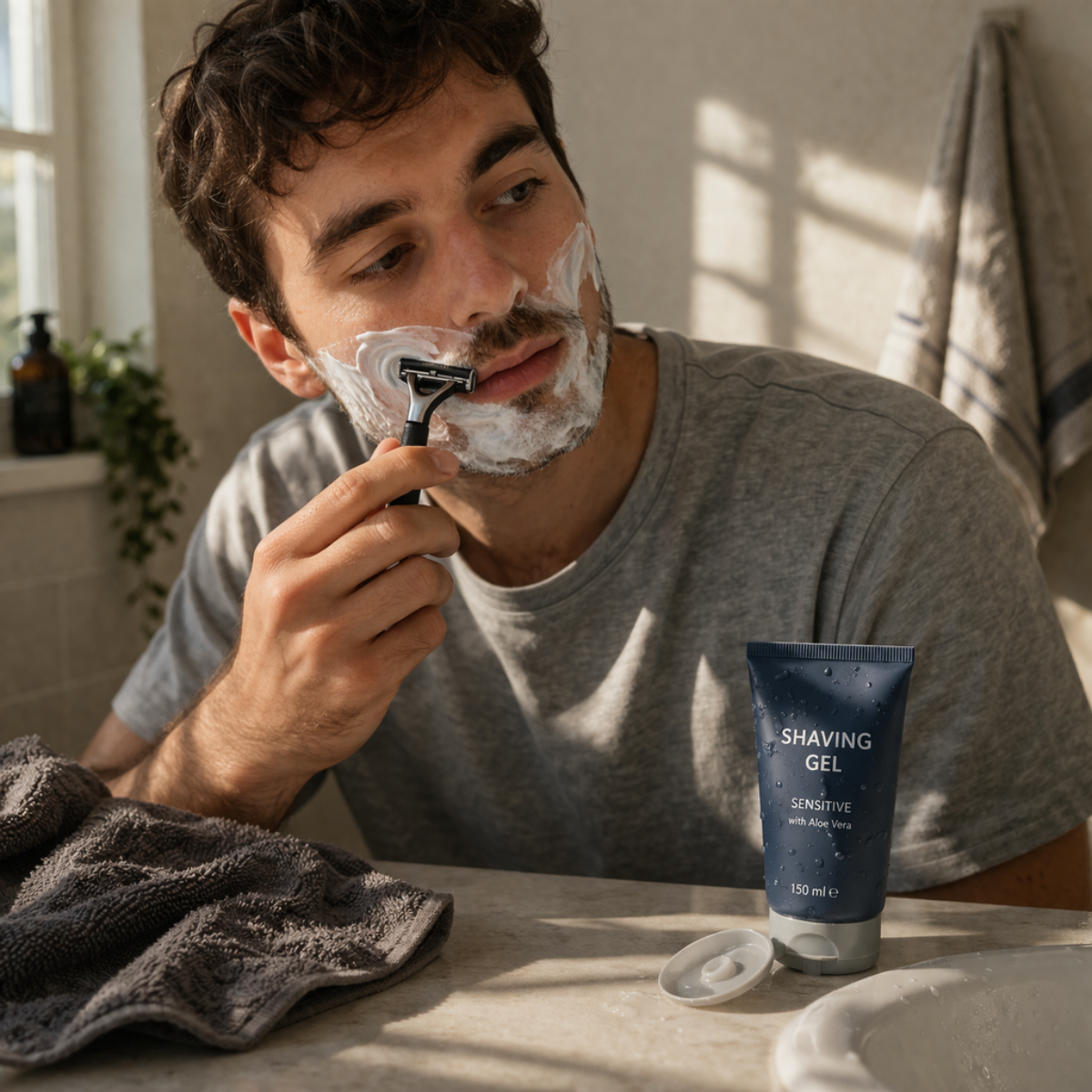 Simple shaving tools used to help prevent shaving bumps