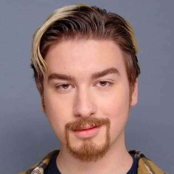 Pencil Moustache with a Goatee