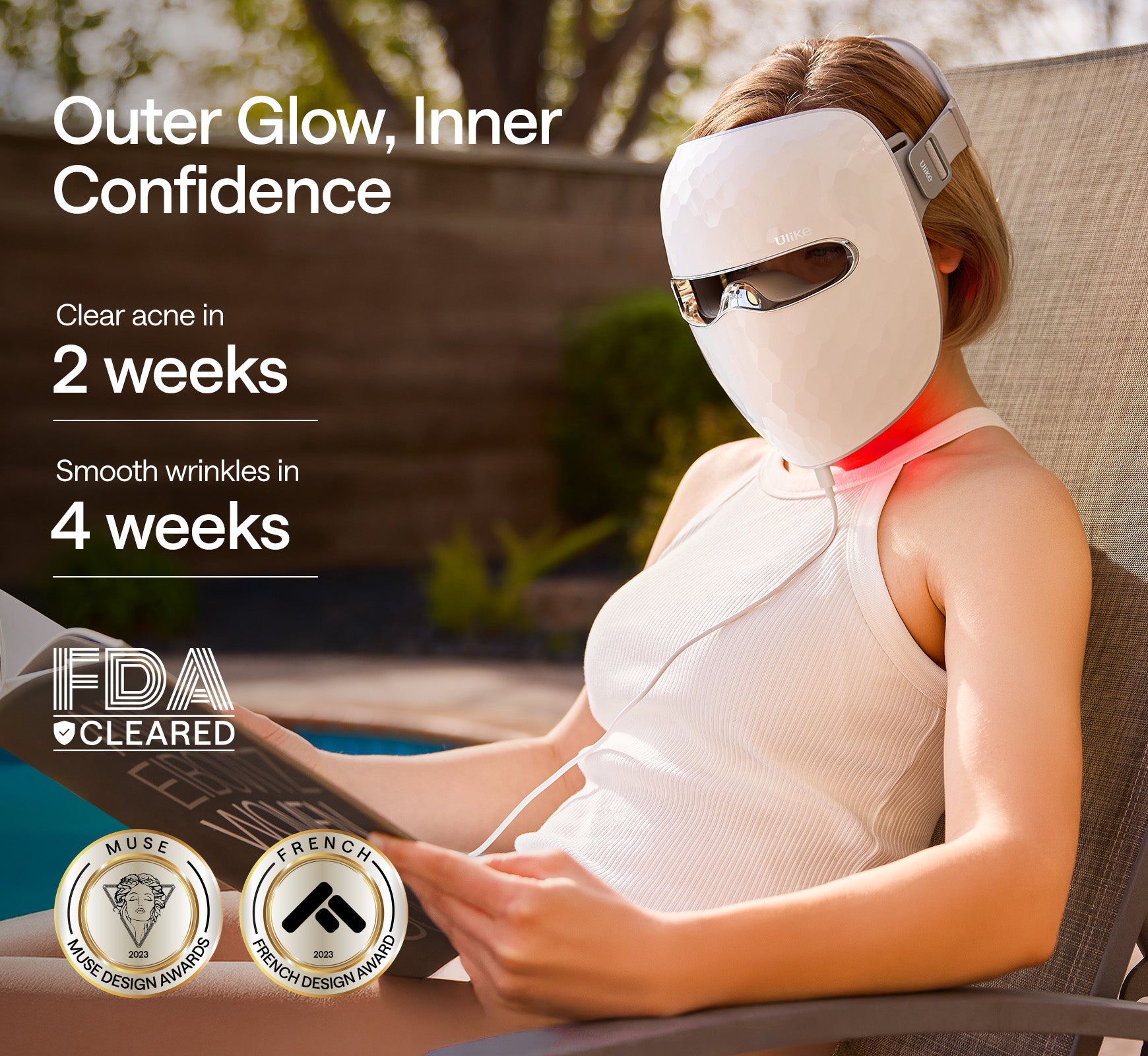 Ulike ReGlow 4-in-1 LED Therapy Face Mask