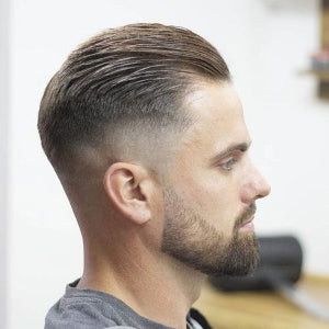Slicked-Back Hair