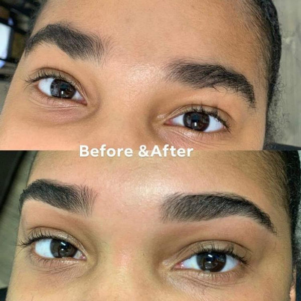 Threading Eyebrows Before and After