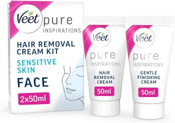 Veet Pure Face Hair Removal Cream Kit