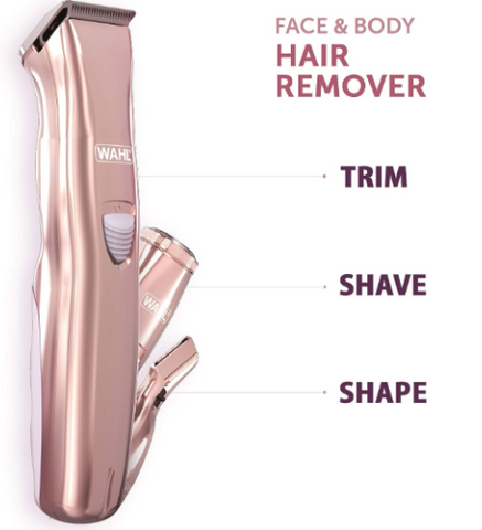 WAHL 3-in-1 Ladies Face and Body Hair Remover